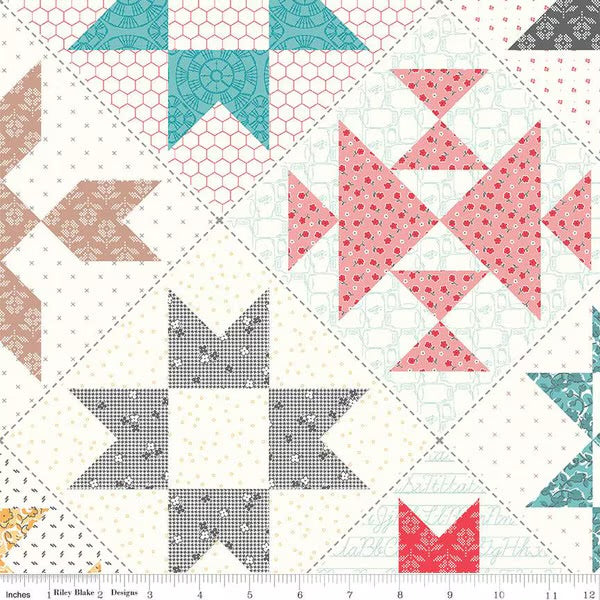 Cheater Print 108" Wide Backing - 1/2 yd