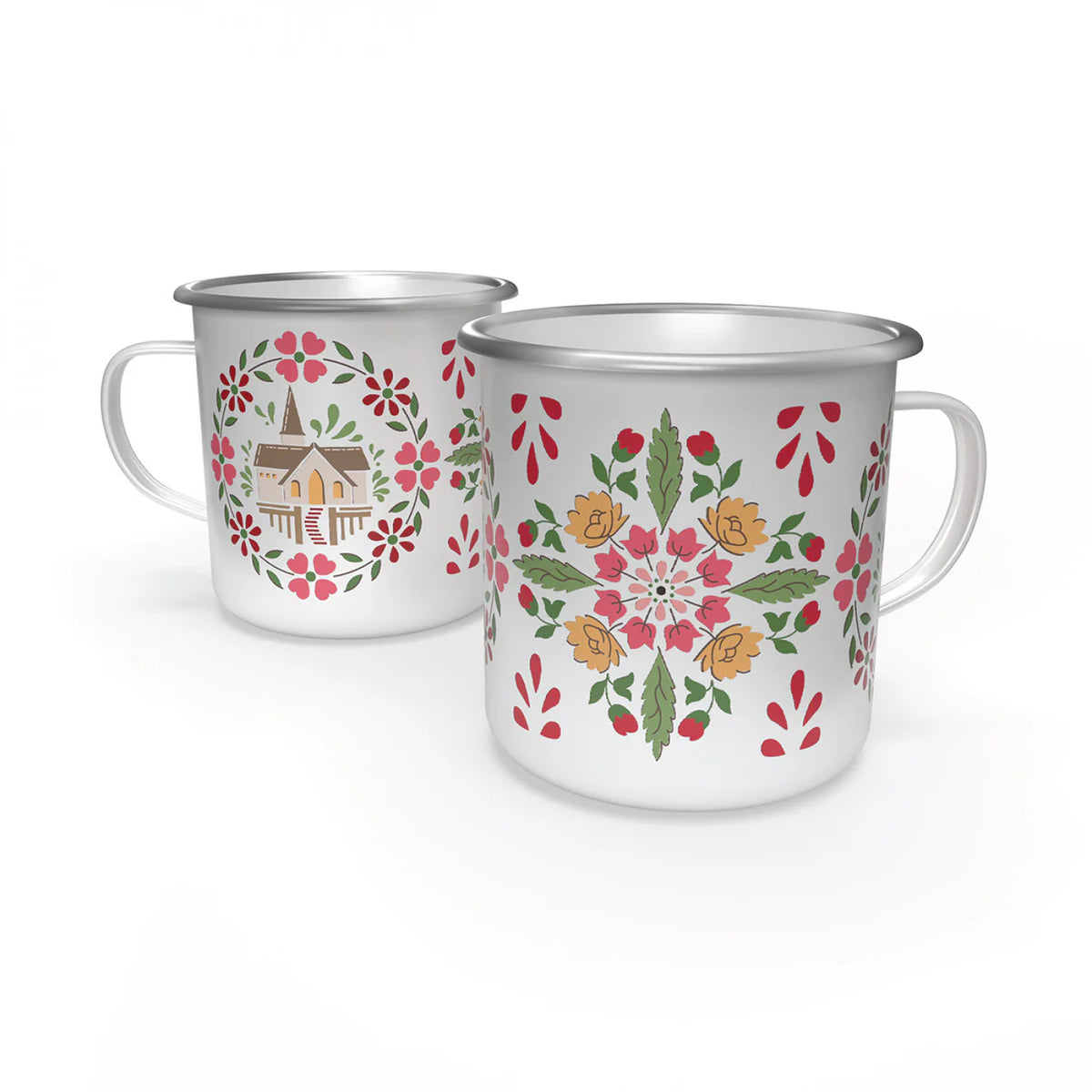 Lori Holt Enamel Tin Mug