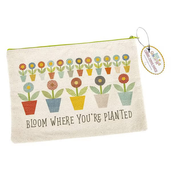 Lori Holt Canvas Zipper Pouch
