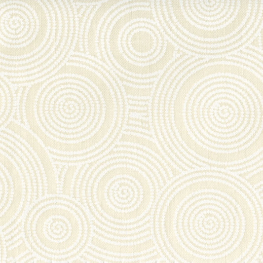 White/Tint Tone on Tone Dotted Circles 108in Wide Back 1/2 yd