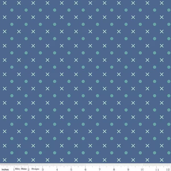 Bee Dots 108" Wide Backing - 1/2 yd