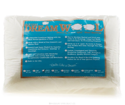 QD Wool King Roll sold by 1/2 yd