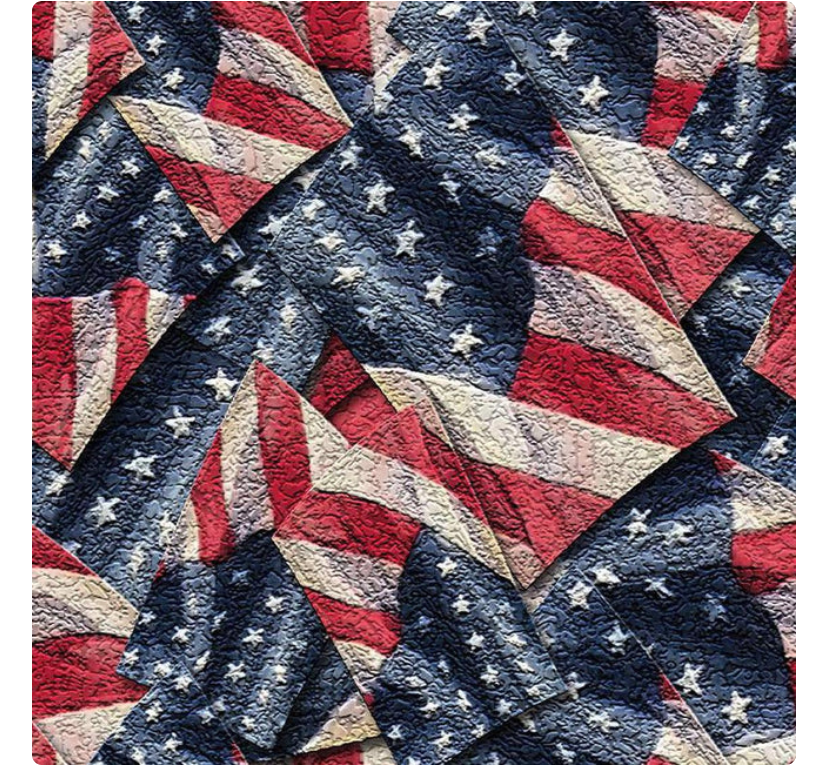 Coming Home Flags 108" Wide Backing - 1/2 yd